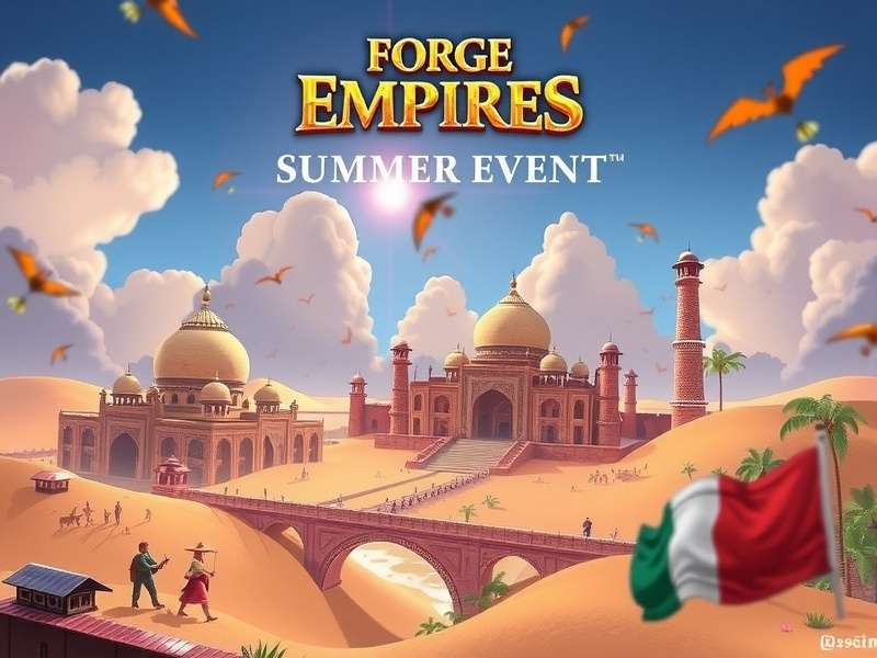 Forge of Empires ग्रीष्मकालीन इवेंट 2025 बैनर