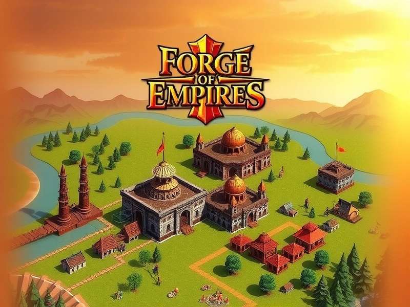 Forge of Empires शहर निर्माण उदाहरण