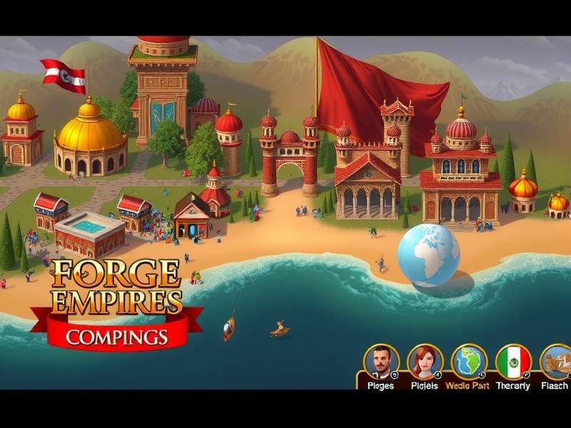 Forge of Empires USA गेमप्ले स्क्रीनशॉट