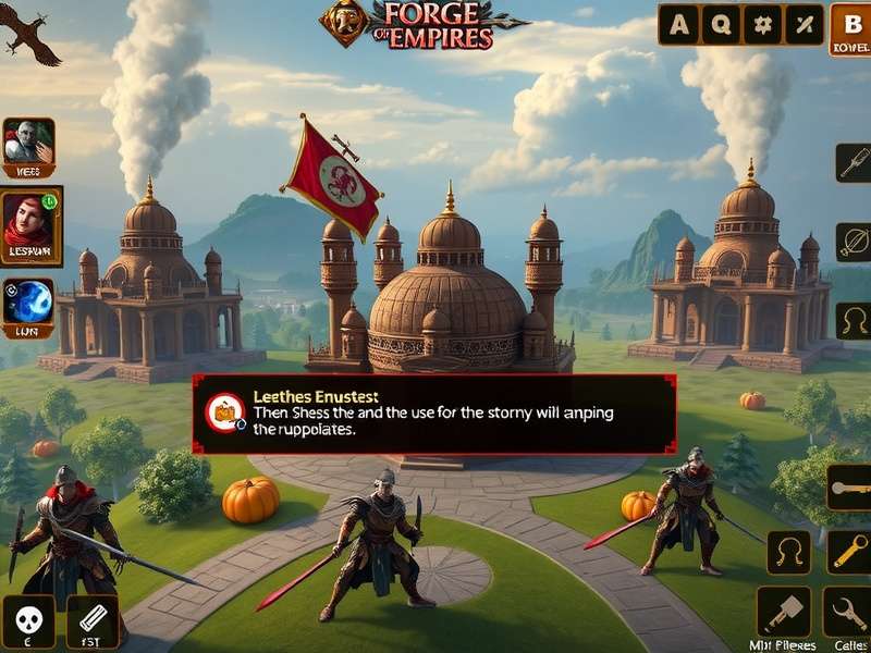 Forge of Empires Halloween Event 2025 Quests Interface