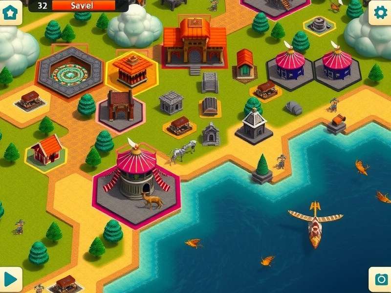 राइवल टेरिटरी मैप दिखाते हुए