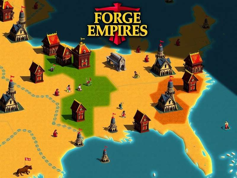 Forge of Empires US 15 सर्वर वर्ल्ड मैप