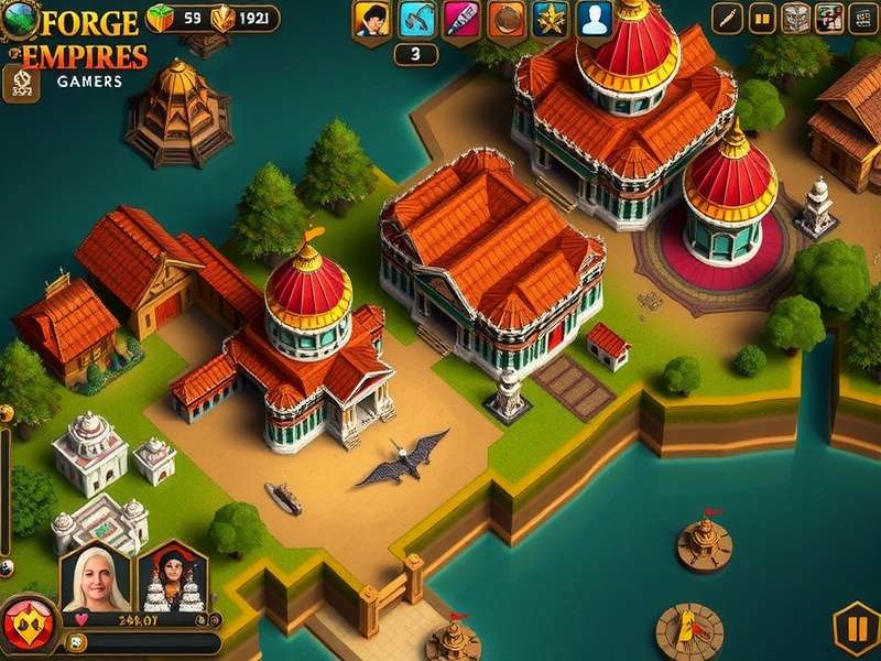 Forge of Empires गेमप्ले स्क्रीनशॉट
