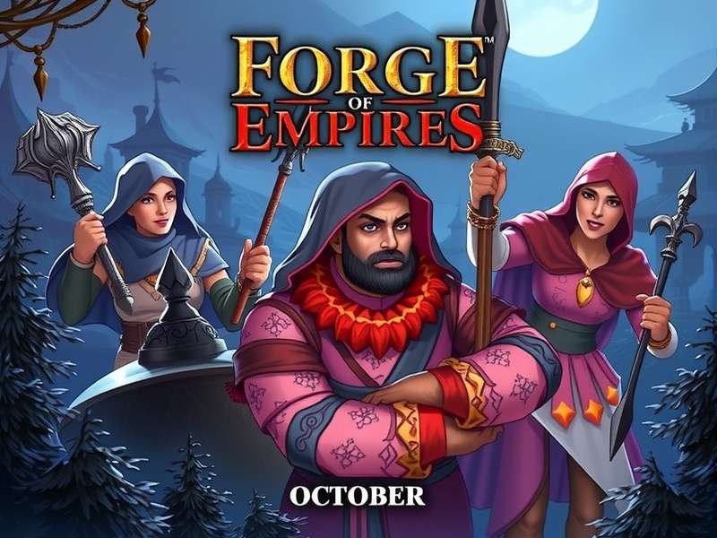 Forge of Empires 2025 अक्टूबर इवेंट टीज़र - रहस्यमयी पंडाल और दिवाली रोशनी