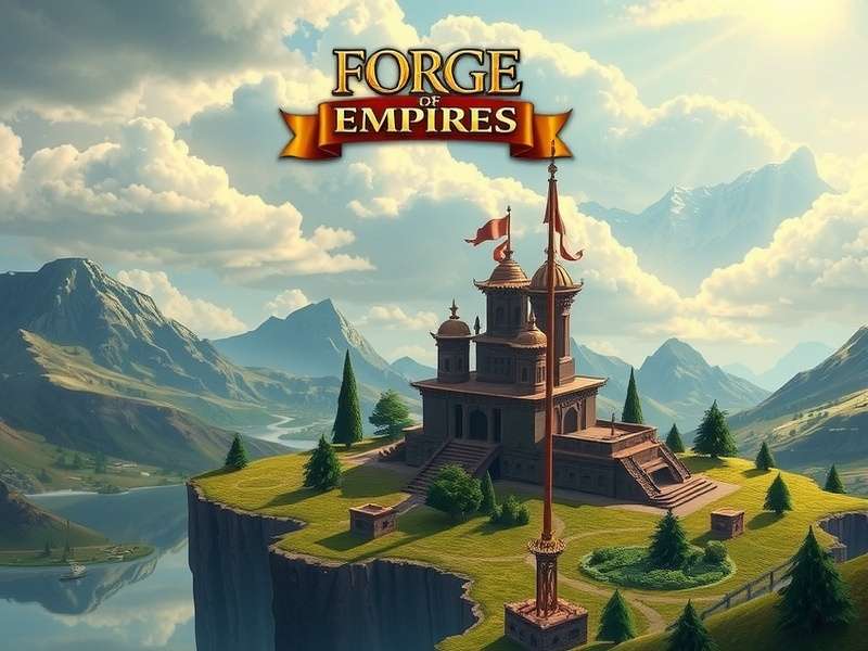 Forge of Empires USA लॉगिन इंटरफ़ेस और अमेरिकी सर्वर डैशबोर्ड