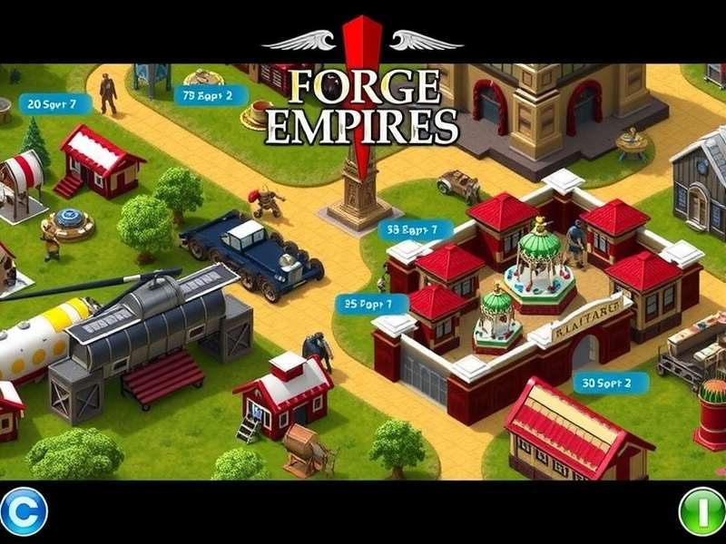 Forge of Empires गेमप्ले स्क्रीनशॉट - ऐतिहासिक शहर का निर्माण