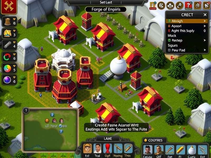 Forge of Empires 1.9 थ्रेड इंटरफ़ेस दिखाता चार्ट और GB लेवलिंग