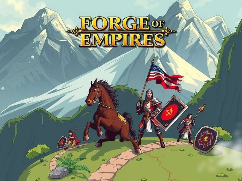 Forge of Empires गेमप्ले स्क्रीनशॉट - भवन निर्माण और शहर प्रबंधन