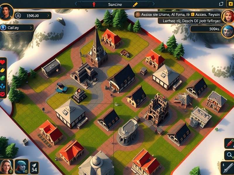 Forge of Empires cityscape showing a thriving historical metropolis with free-to-play elements highlighted