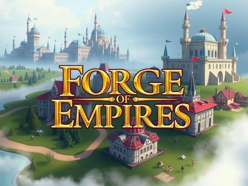 Forge of Empires login screen showing daily rewards