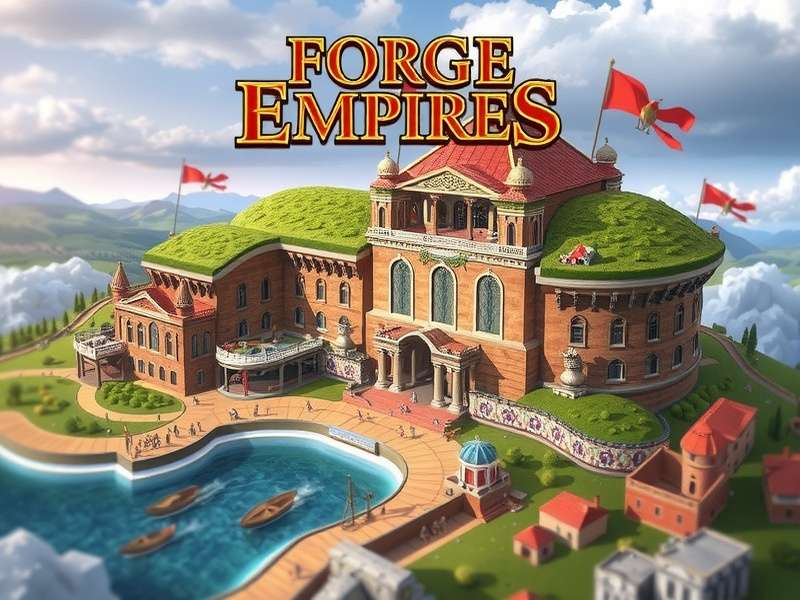 Forge of Empires login interface showing username and password fields