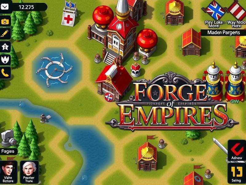 Strategic city layout in Forge of Empires showcasing optimal J T K placement