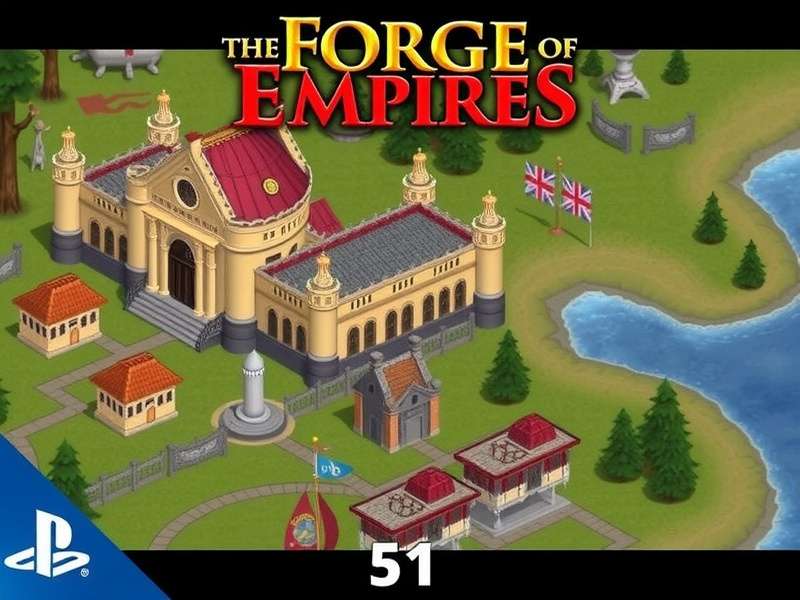 Forge of Empires gameplay showcasing city building and historical eras
