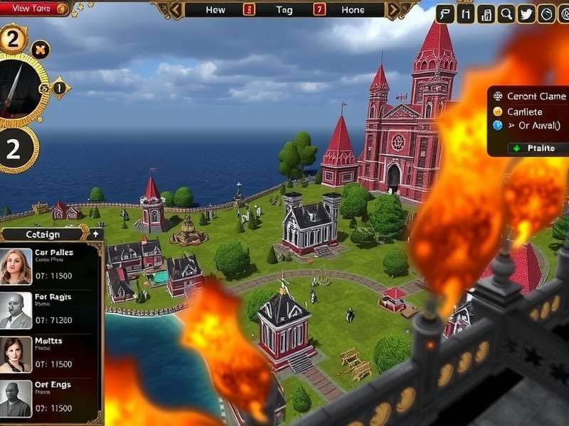 Forge of Empires login screen and city overview