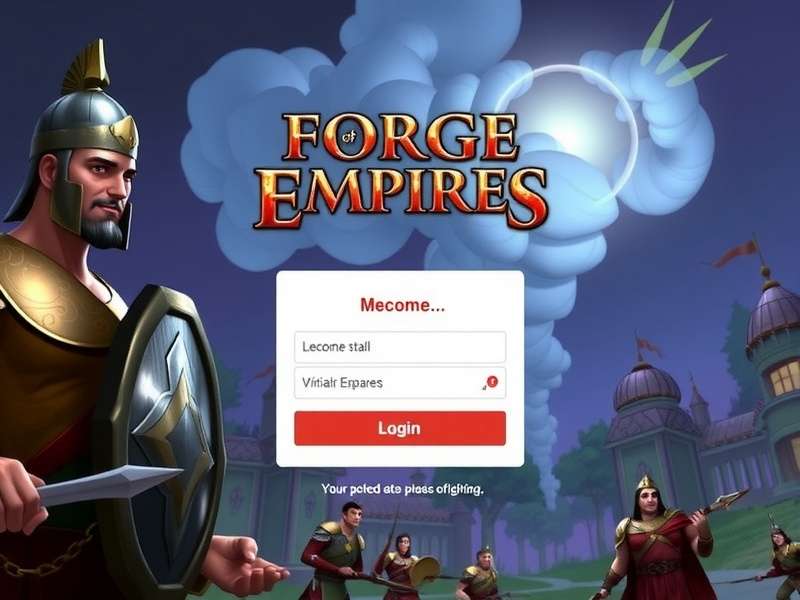 Forge of Empires city overview showing detailed buildings and layout