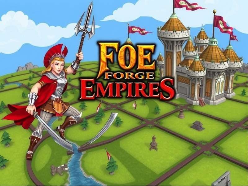 Forge of Empires cityscape with historical buildings
