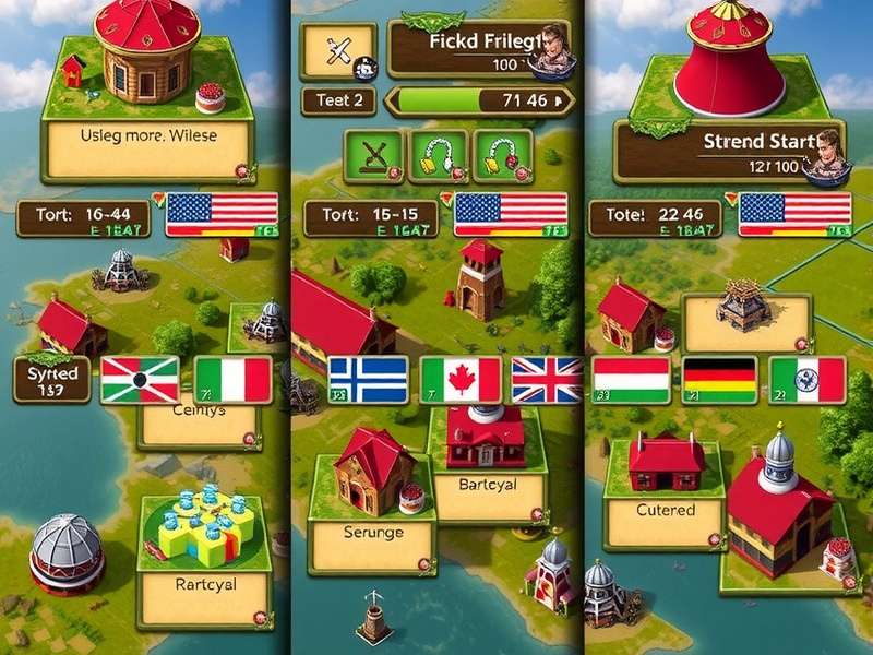 Forge of Empires gameplay showing Dutch player city layout