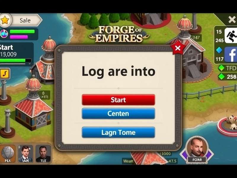 Player logging into Forge of Empires on multiple devices