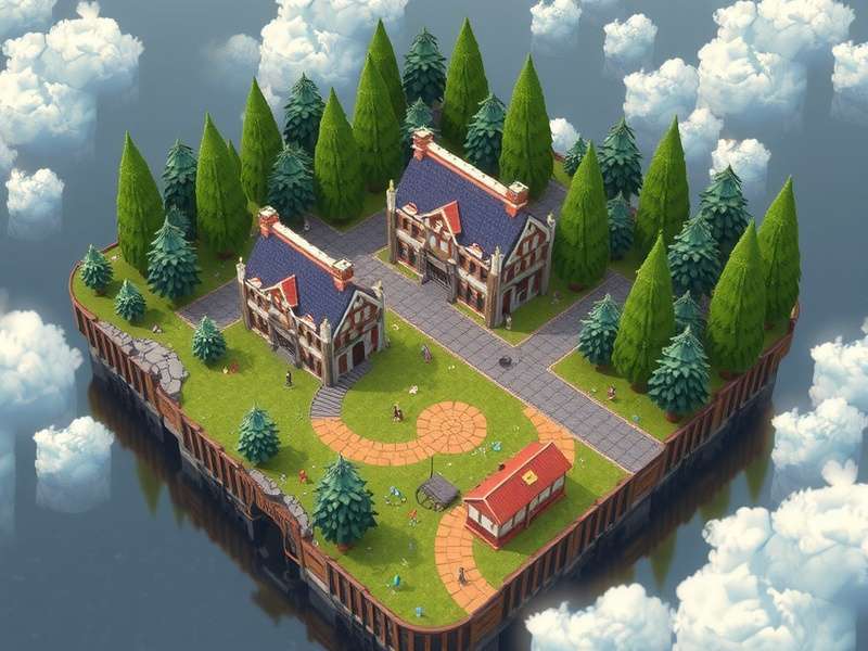 Forge of Empires gameplay screenshot showing a medieval city