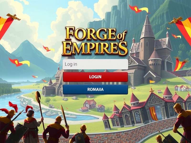 Forge of Empires game screenshot showing a medieval city
