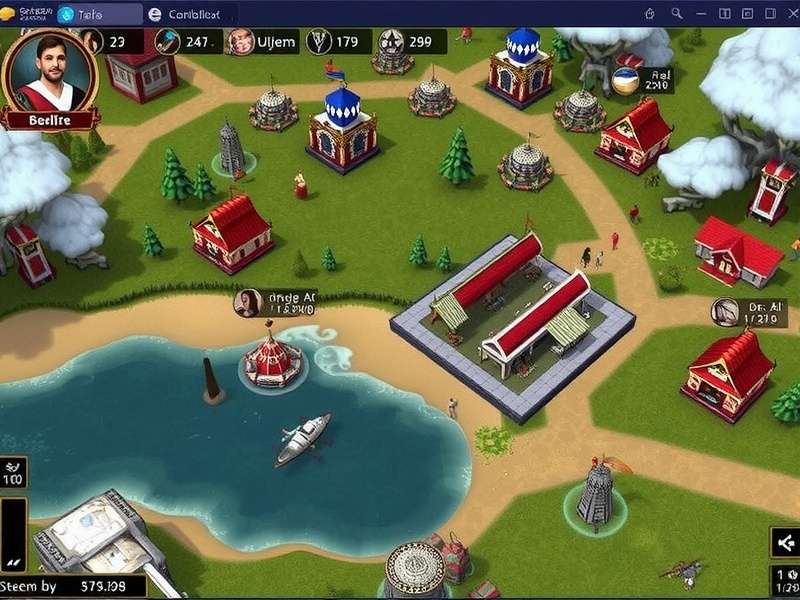 Forge of Empires city building strategy game interface