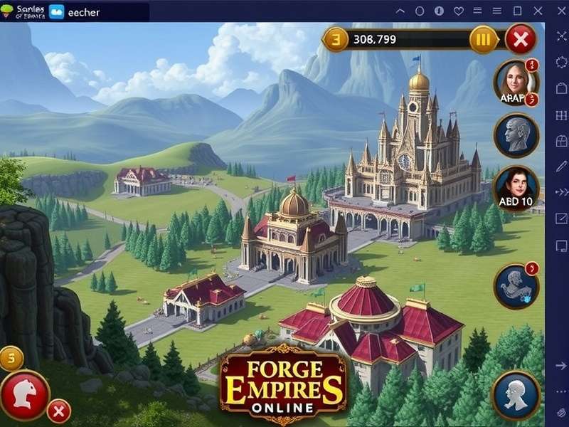 Forge of Empires Online city building and empire management interface
