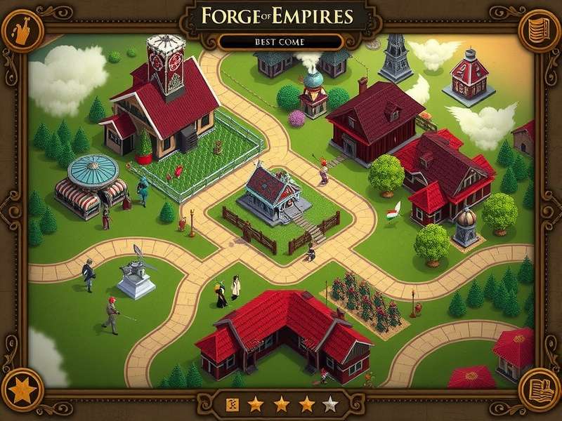 Forge of Empires gameplay screenshot showcasing Greek and Indian inspired city building