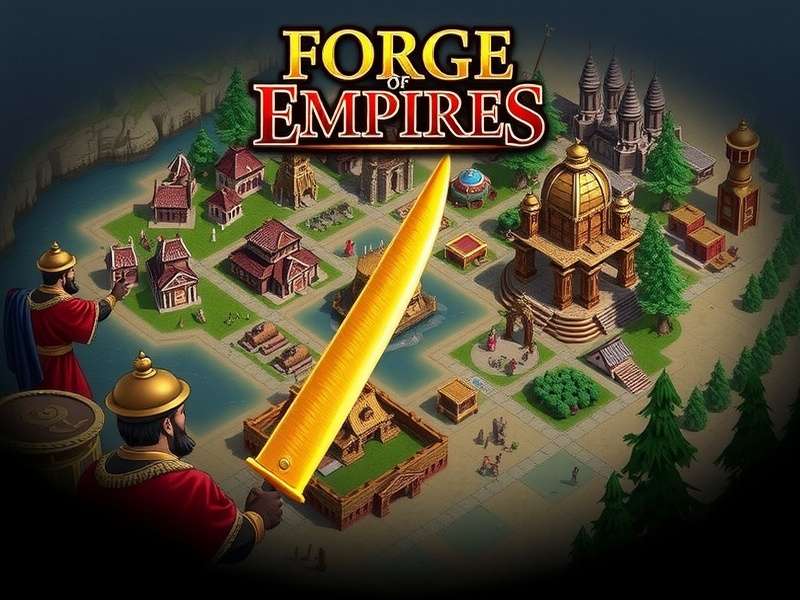 Forge of Empires Free Online gameplay screenshot — build your empire from Stone Age to modern times