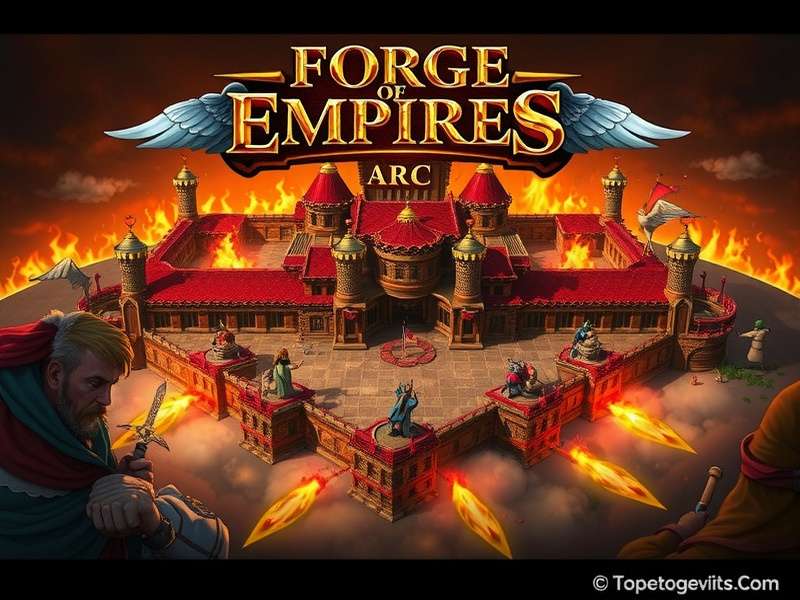 Forge of Empires Arc Great Building at level 80 with full FP bonus