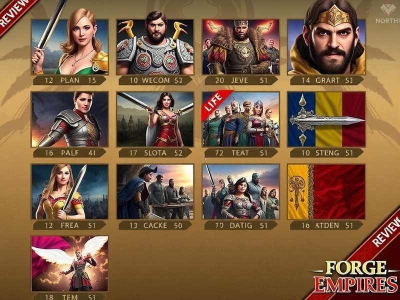 Forge of Empires Fall Event 2025 banner with harvest themed buildings and rewards