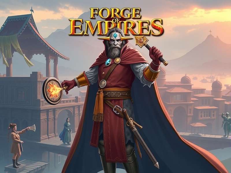 Forge of Empires Fellowship Event 2024 banner with guild members and rewards