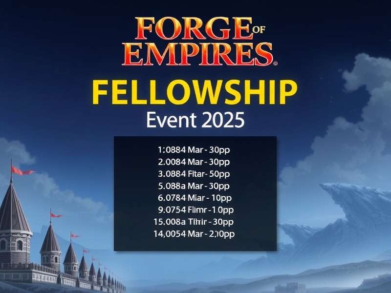 Forge of Empires Fellowship Event 2025 — Guild challenges, exclusive rewards, and full schedule for Indian players